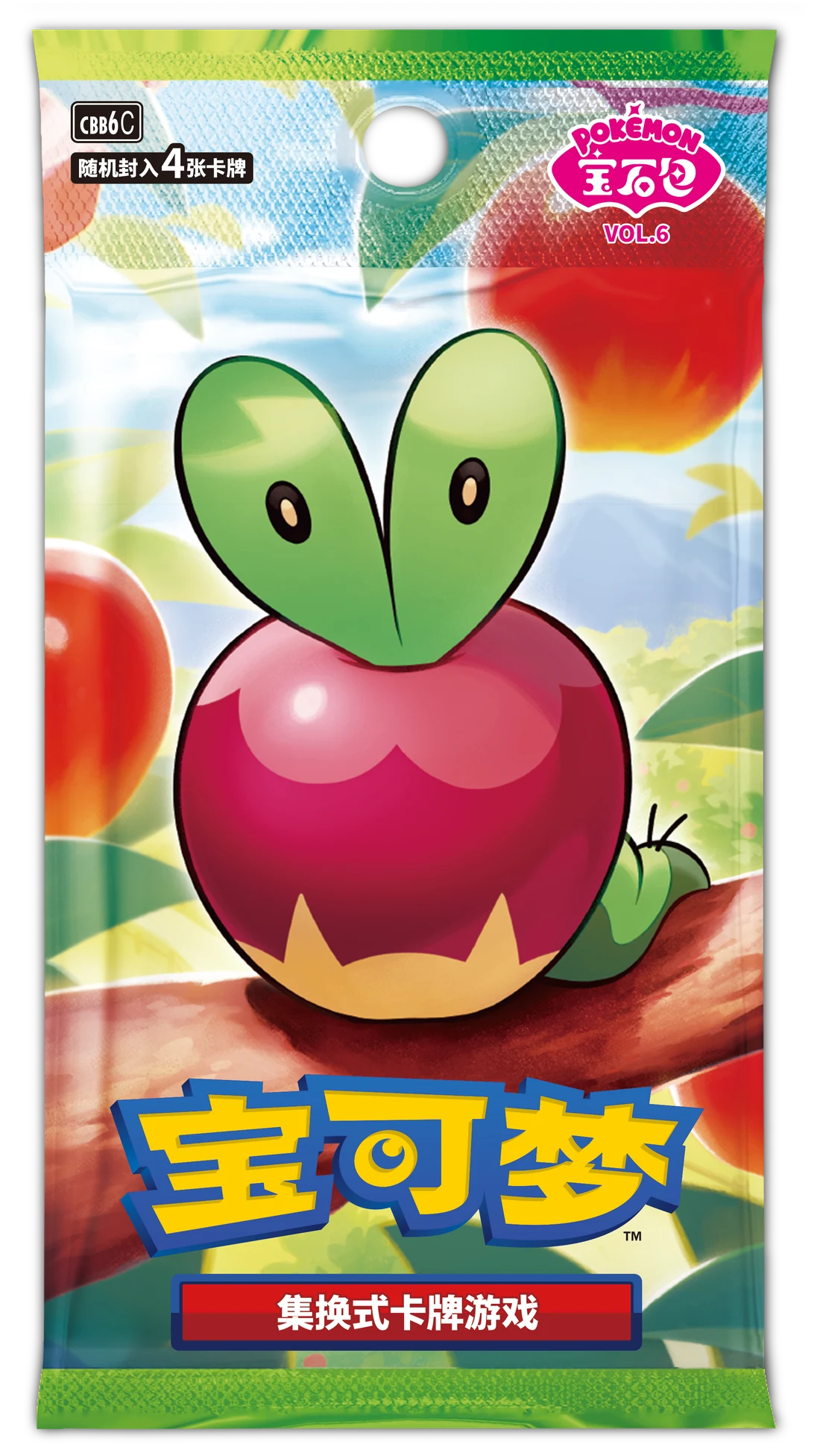 Pokémon宝石包VOL.6 — Simplified Chinese product packaging design